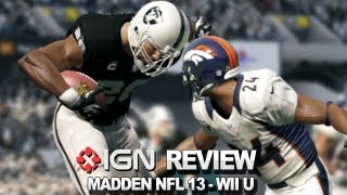 Madden NFL 13 Wii U Video Review  IGN Reviews [upl. by Kemeny]