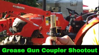 Grease Gun Coupler Shootout 145 [upl. by Ahsinelg]