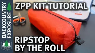 ZPP Kit Tutorial  Ripstop By The Roll  How To Sew The ZPP Kit [upl. by Syramad]