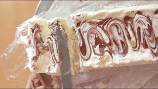 Nutella Dream whip marble ice cream  Frozen dessert recipe  No bake DIY  Foodie From The South [upl. by Cann483]