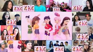 BLACKPINK X Selena Gomez  Ice Cream DANCE PERFORMANCE VIDEO in ZEPETO Reaction Mashup [upl. by Koser]