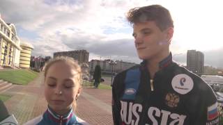 Aleksandra Boikova amp Dmitrii Kozlovskii Interview  Russia [upl. by Rayshell]