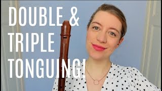 Learn double and triple tonguing  Team Recorder [upl. by Lalitta]