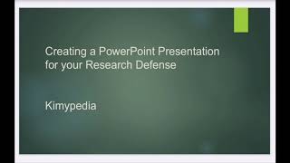 How to Create a PowerPoint Presentation for Title Defense  PRACTICAL RESEARCH 1 [upl. by Zuzana]