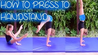 How to Do A Press To Handstand [upl. by Enairb]