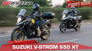 Suzuki VStrom 650 2016 Top Speed MotoTopSpeed [upl. by Ainehs]