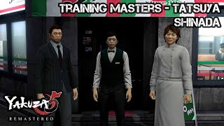 Yakuza 5 Remastered  Training Masters Tatsuya  All Restaurant Location Shinada [upl. by Esimehc]