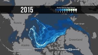 Watch 26 Years of Arctic Ice Disappear in Seconds [upl. by Thurstan]