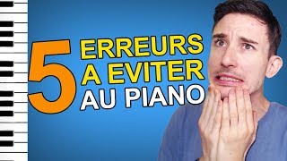 🎹 Les 5 ERREURS que font les pianistes qui souhaitent progresser 🎹 [upl. by Mareah]