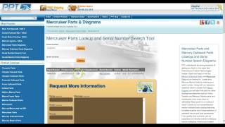 Mercruiser Parts Search amp Lookup Using Your Serial Number [upl. by Melisent]