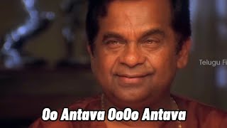 Oo AntavaOo Oo Antava Song FtBrahmanandamHyderabad Hawaaa pushpa samantha alluarjun [upl. by Osyth243]