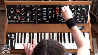 The New Minimoog Model D In Action [upl. by Eppilihp]