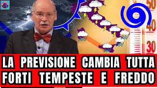 METEO ITALIA LA PREVISIONE CAMBIA TUTTA PREPARATI E FAI ATTENZIONE ALLA FORTE TEMPESTA E AL FREDDO [upl. by Parsifal782]