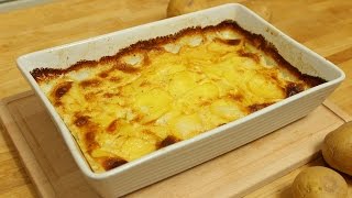 Kartoffelgratin Gratin dauphinois Cremiger Kartoffelauflauf [upl. by Yarazed]