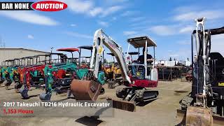 2017 Takeuchi TB216 Hydraulic Excavator [upl. by Jard286]