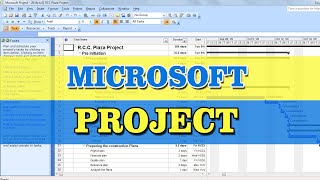 Learn Microsoft Project Part 1 Define Project Setup Calendar [upl. by Mariko]