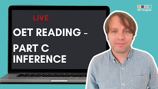 OET Reading  Part C Inference [upl. by Erving]