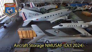 Aircraft Storage NMUSAF Oct 2024 [upl. by Alamac]