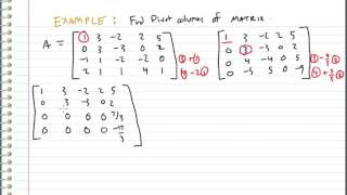 Linear Algebra  8  Finding the Pivot Columns [upl. by Annatnas]