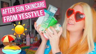 YESSTYLE SUMMER ESSENTIALS  After Sun Skincare set for sun exposure care ☀️ [upl. by Aham]