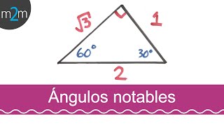 Ángulos notables en trigonométria │30 60 y 45 [upl. by Miuqaoj]