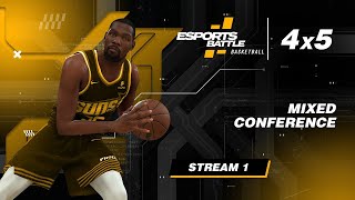 20241213  Mixed conference EBasketball ESportsBattle Stream 1 [upl. by Htes91]