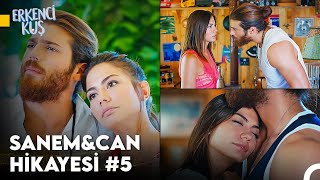 Erkenci Kuş 5 Bölüm Sanem❤Can Tüm Sahneleri [upl. by Yenettirb579]