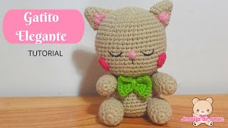 GATITO Elegante Tutorial Amigurumi [upl. by Buchalter819]