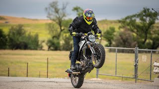 Racer X Films 2019 Husqvarna Svartpilen 401 Review [upl. by Pubilis87]