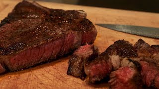 Cooking Steak With a Cast Iron Skillet [upl. by Linsk]