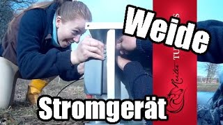 Tutorial Wie benutzt man ein Weidezaungerät  Strom DIY Wiesenaufbau  Reitertutorials [upl. by Lust]