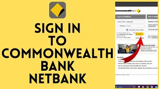 Commbiz Login  How to Sign in to Commonwealth Bank Netbank 2023 [upl. by Itida]