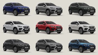 New 2022 Seat Ateca Colours  Detailed Comparison [upl. by Dnomed]