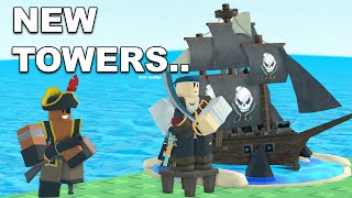 NEW TDS Pirate Update  ROBLOX [upl. by Zerimar]