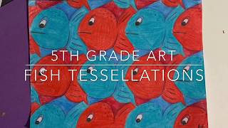 5th Grade Art Tessellations [upl. by Engleman278]