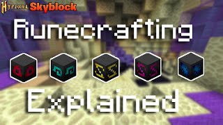 Hypixel Skyblock Runecrafting Guide All Available Runes [upl. by Anilegna982]