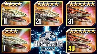 NEW PROTEROGYRINUS MAX LEVEL FEEDING JURASSIC WORLD [upl. by Nagol]