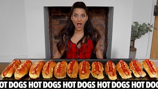 MOST HOTDOGS EATEN CHALLENGE  World record HOTDOG Challenge  shutkeverofficial [upl. by Yttig]