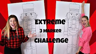 Extreme 3 Marker Challenge  Nutcracker  Taylor and Vanessa [upl. by Dominique]