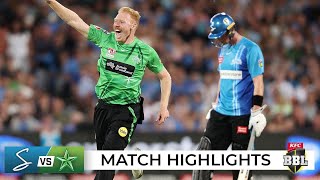 Stars spoil Strikers New Years Eve party at Adelaide Oval  BBL12 [upl. by Akiret]