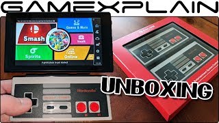 NES Switch Controller UNBOXING  Testing With Smash Bros Ultimate [upl. by Haroved]