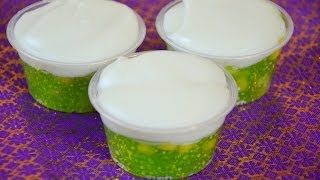 How to Make Thai Sweet Tapioca Pudding ตะโก้สาคู Kanom Thai [upl. by Bullock]