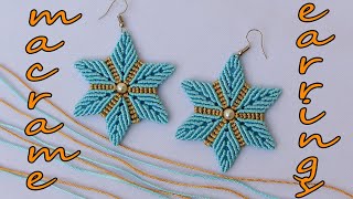 СЕРЬГИ МАКРАМЕ MACRAME EARRINGS [upl. by Farland]