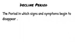 Incubation Period prodromal Period Decline Period and Convalscence Period in Simple Urdu [upl. by Sucerdor]