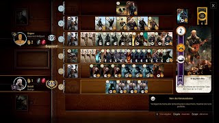 The Witcher 3 Gwent  High Score Skellige  645 points match  627 points round [upl. by Nivlag]