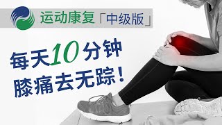 【运动康复】10分钟膝盖保健运动，缓解疼痛僵硬中级版｜物理治疗 [upl. by Artnoed]