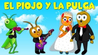 El piojo y la pulga  Canción Infantil en Español [upl. by Rapsac]