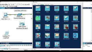 Configuración RED LAN y RED WIFI en Cisco Packet Tracer IP Estática y DHCP [upl. by Neuburger]
