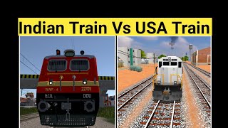 Trainworks 2 vs Railworks Indian Train Simulator  Comparison [upl. by Eilsehc337]