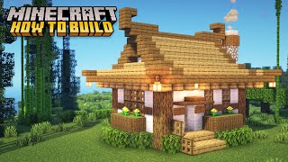 Minecraft How To Build A Small Japanese House Part 1 [upl. by Furiya]